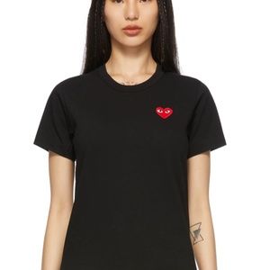 COMME DES GARÇONS PLAY Black Heart Patch T-Shirt